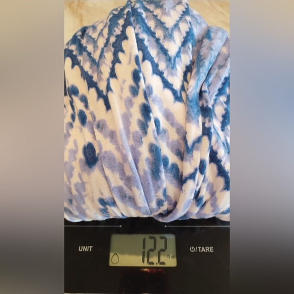 Design History Blue/white Sleeveless Long Maxi Dress Size Large, Tie Back - Picture 12 of 12